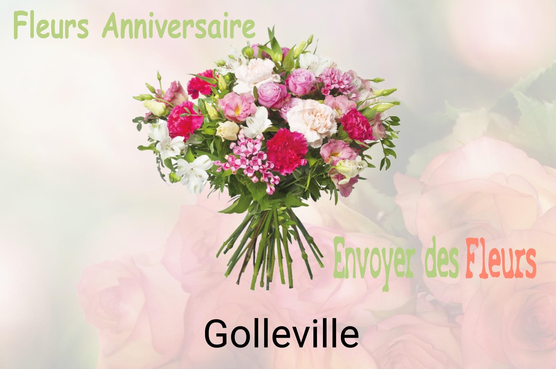 Bouquet de fleurs d’anniversaire livré à Golleville
